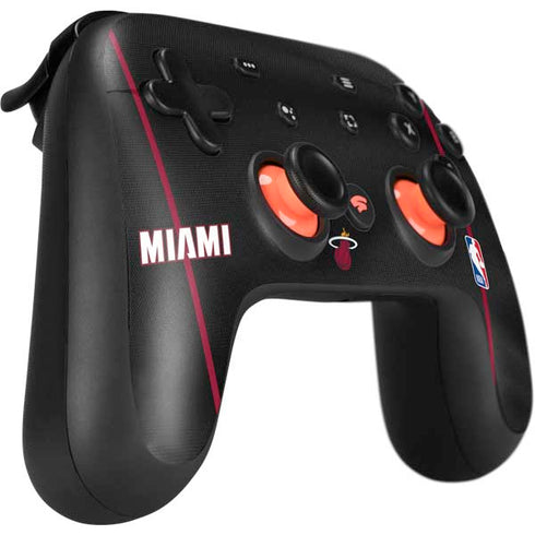NBA Miami Heat Jersey Google Stadia Controller Skin